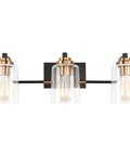 3 Light Vintage Bathroom Vanity Fixture Over Mirror Wall Sconces In Black Brass For Bath No Fuss Easy Install Classic Look