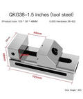 Workhorse Vise Gauge Tool For CNC Machining 1.5 Inch Clamping Ultra Precise 0.005mm Tolerance V Shaped Clamp dimensions