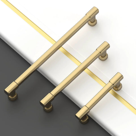 10 Pack 7.5 Inch Champagne Bronze Cabinet Pulls For Kitchen Cabinets Drawers And Cupboards Durable Rust Resistant Solid Metal Handles