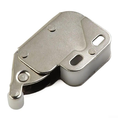 Push To Open Cabinet Latch with Automatic Spring Action High Cycle ABS Door Catch, metal design.
