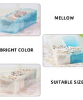 Keep Your Dresser Slick With This Heavy Duty Stackable Underwear Organizer Box Featuring Five Secure Grid Dividers For Neat Sock And Undergarment Storage Drawer in blue and clear colors.