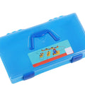 Physics Experiment Kit For Curious Minds Electricity And Magnetism Lab Set with 68 experiments in a blue storage box