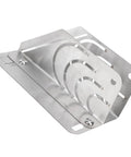 Pro Grade Foam Pipe Cutter Tool Stainless Steel 45 Degree Insulation Cutting Fixture, fits half inch to one inch foam pipes