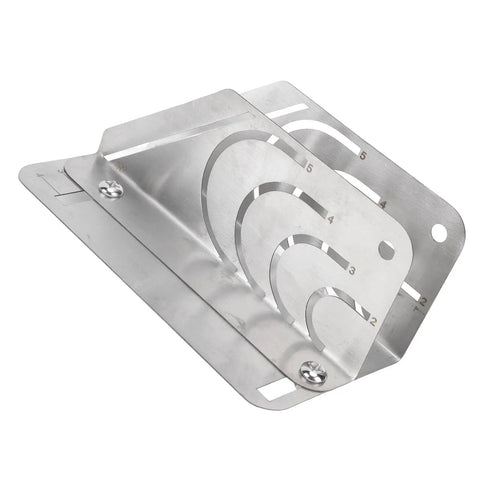 Pro Grade Foam Pipe Cutter Tool Stainless Steel 45 Degree Insulation Cutting Fixture, fits half inch to one inch foam pipes