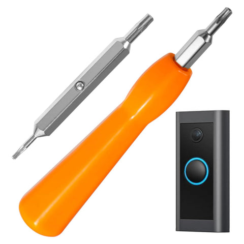 Orange Torx T6 T15 Double End Doorbell Screwdriver For Ring Replacement And Installation with dual heads