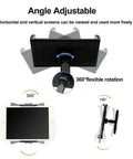 Tablet Holder Clip For DJI Remote Controllers with 360° rotation and adjustable angle for Mini, Mavic, Air, Spark models