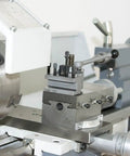 Quick Change Tool Post Holder For Mini Lathe With Multifix Style Pro Grade, Ultra Precise 0.01mm Repeatability installed on lathe