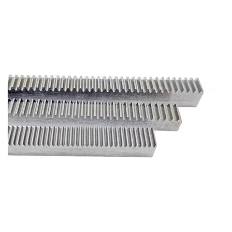 Heavy Duty High Precision Industrial Grade Steel Gear Rack With Straight Teeth for Linear Drive Module, various lengths visible