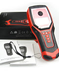Badass Multifunctional Stud Finder Wall Scanner and Electrical Pipe Detector Featuring Waterproof Wireless Probe with user manual.