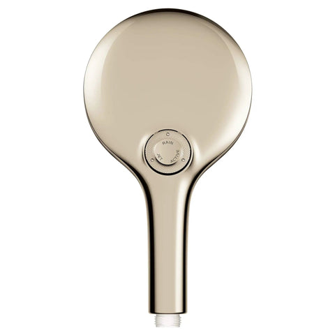 Back view of Rainshower Hand Shower With SmartActive Tech 3 Spray Modes 1.75 GPM Polished Nickel Finish