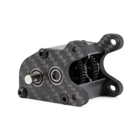 Alt Tag: Ultra Light Dual Motor Transmission Dig Overdrive Gearbox With Slipper Pad, carbon fiber motor plate, titanium output shaft