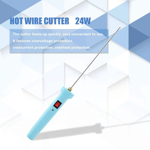 Fast Heating Polystyrene Foam Cutter Pen 24W 20cm Electric Hot Wire Engraving Tool for Crafting and Model Making on display