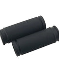 Black grips for Dual Size Bicycle Handlebars 85mm And 105mm Black With Non Slip Shock Absorbing Rubber Grips Dope Replacement Bar Set