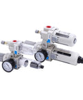 Two-Unit Air Source Treatment System with Oil Water Separator and Pressure Regulating Filter for AC2010 AC3010 AC4010 AC5010
