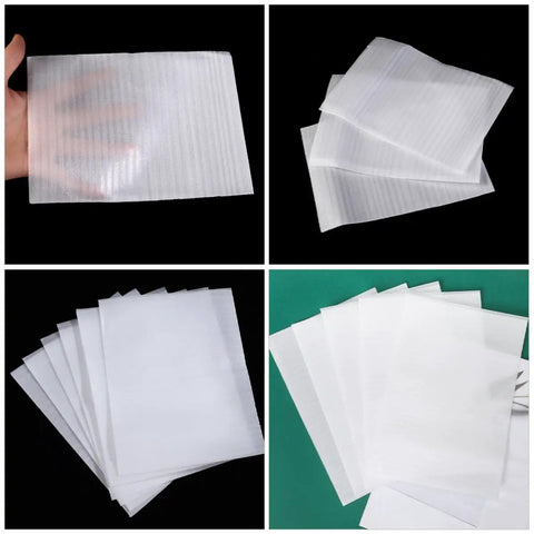 Foam Cushioning Pouches Pro Grade Pack Of 100 Full Coverage EPE Pearl Cotton Wrap For Fragile Items and Cups Secure Shipping