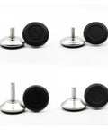 4 Pack Steel Furniture Legs With Anti Slip Base Tough As Nails Adjustable Leveling Feet M6 M8 M10 Screws Included
