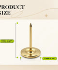 Reliable Heavy Duty Gold Thumb Tacks Boss Level Needlepoint Push Pins For Walls And Cork Boards Gonna Stay Put Without Bending Premium Steel Home Decor Fixtures with dimensions.