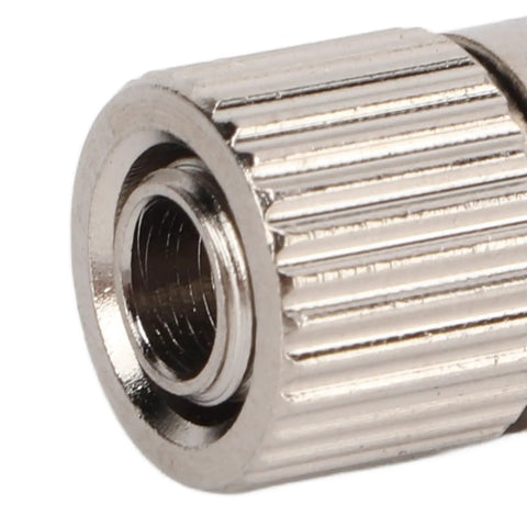 Current Terminal Connector M4 Thread 27mm Length 20A Rated Brass Terminal For Industrial Equipment Heavy Duty Welding Machinery Inverters RVs Ships And More 4mm Inner Hole Durable Electrical Component close-up
