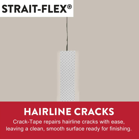 Heavy Duty Crack Repair Tape For Drywall Patching 2 In By 100 Ft Roll Tough As Nails For Corner And Flat Surface Cracks Resists Blisters Tears And Wrinkles Twice As Strong For Long Lasting Repairs