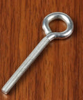 Heavy Duty Eye Bolts Set 10 Pcs Lifting Eye Nuts Hooks Bolts Kit Carbon Steel M4x12 15 20 30 40 mm Eye Size 40mm For Lifting Hanging Rigging And Secure Connections, silver eye bolt