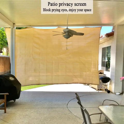 90 Percent UV Blocking Shade Cloth 12x20 Ft Pergola Shade Cover with Reinforced Grommets on patio