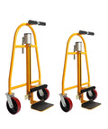 Two-Piece Manual Furniture Handling Equipment Set, Aluminum Heavy Duty Cart With 1320 Lb Load Capacity, Gun Safe Dolly, Easy Handling