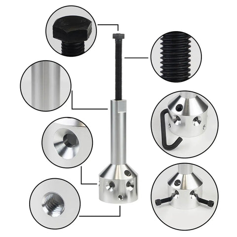 RepSupplements Up1 Ultimate Fan Blower Remover Tool And Blade Hub Wheel Puller For Hvac hardware details including bolt, threads, and extractor design.