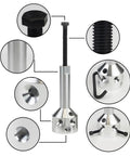 Beefy Steel Hub Puller With Four Heavy Duty Drawbars For Even Tugging Power showing detailed components and design features.