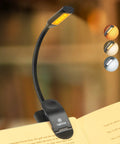 Rechargeable USB C Book Light With Three Color Temperatures And Three Brightness Levels For Cozy Bedtime Reading, Eye Caring LED