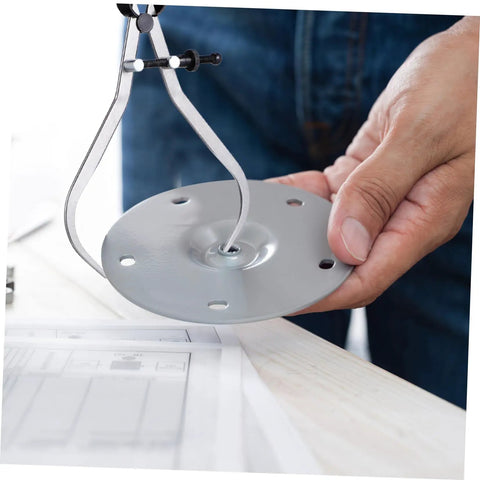 The Real Deal Heavy Duty Outside Caliper For Woodturning Precision Measuring Tool Built Tough Using Premium Carbon Steel Truly Portable Woodworking Accessory With Knockout Accuracy Guaranteed, measuring metal part with hands.