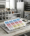 Top Notch 300pc Waterproof Solder Seal Butt Connector Kit With Heat Shrink Terminals For Reliable Automotive And Marine Wire Joints That Stay Dry And Conduct Like A Champ Without The Hassle Of Traditional Soldering For Any Tough Job, 300-piece organizer case on workbench