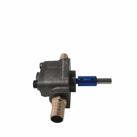 Manual Hand Drill Oil Pump 3.7L/Min Fluid Transfer Pump for Engine Gear & Hydraulic Oil, 8mm Shaft, close-up view