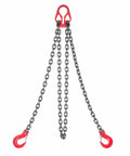 Heavy Duty Chain Sling 5/16 In By 10 Ft With Two Leg Grab Hooks, G80 Alloy Steel Lifting Sling, 7000 Lbs Capacity, front view