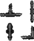 All In One 1/4 Inch Drip Irrigation Fittings Kit With 130 Pieces For Garden And Lawn Tubing Includes Barbed Couplings