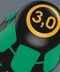 Close-up of ergonomic Kraftform handle for Slotted Screwdriver With Ergonomic Kraftform Handle For Electricians And DIYers 0.5 X 3 X 80 mm