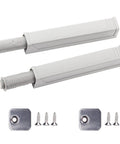 2 Pack Push To Open Door Catch Magnetic Touch Latch Damper Buffer for cabinets and drawers with screws and gaskets