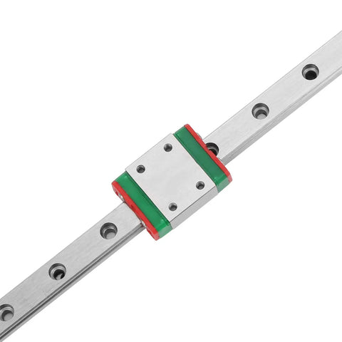 Four Sliders Linear Rail Kit With Dust Proof Pads, Alloy Steel Guide Rail System for CNC Machines in close-up view