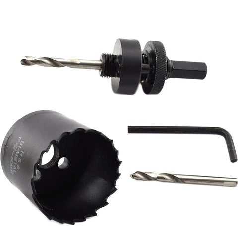 2 Inch Desk Grommet And Hole Saw Kit 5 Pack 50mm Drill Bits and Allen Key for Cable Management