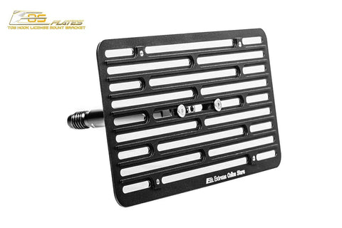 BMW G26 I4 Front Bumper License Plate Relocator Tow Hook Mount Bracket Version 2 Easy Install For 2022 Present Models Anodized Finish