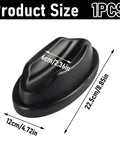 Front Wheel Block for Bike Trainers Rock Solid Stability with Heavy Duty Plastic Build Anti Slip Base, dimensions shown