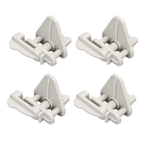 Top Shelf Pontoon Gate Latch For Square Boat Frames Fits One To One Point Two Five Inches, set of four durable ABS latches.