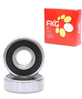 Deep Groove Ball Bearing 17 mm By 47 mm By 14 mm Double Rubber Seal Pre Lubricated 2 Pack shown with packaging.