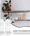 25 Piece Plastic Locking Shelf Pegs For Kitchen Cabinets And Furniture Easy To Install Rectangular Support Pins In Kitchen