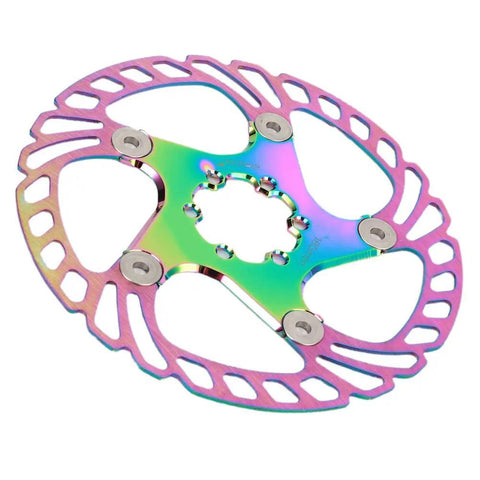 Premium Mountain Bike Disc Brake Pads 180mm Five Nail Tech stainless steel disc with anti-scratch coating for reliable performance.