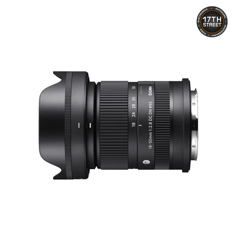 18 50mm F2.8 DC DN Contemporary Lens for Sony E Mount side view