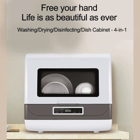 Genuine Kitchen Game Changer Portable Countertop Dishwasher Built For Apartments And Dorms delivers drying and disinfecting with a sleek design.
