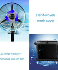 Heavy Duty Industrial Misting Fan With High Power Water Spray For Patio And Workshop Cooling Wide Angle Oscillation Floor Cooler with 42L tank.