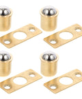 Pure Copper Door Ball Catch 16.5mm Pack Of 10 For Cabinets And Closets, heavy duty hardware components displayed