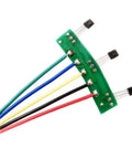 Hefty Duty Hall Effect Sensor Board For Electric Scooters And Trikes Wired 120 Degree PCBA Motor Replacement With Cable showing connectors.