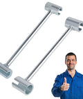 Heavy Duty Steel Double Ended Door Hinge Repair Wrench For Quick And DIY Gap Fixes In Homes And Biz, Adjustable Hinge Gap Tool Set 2 Pack